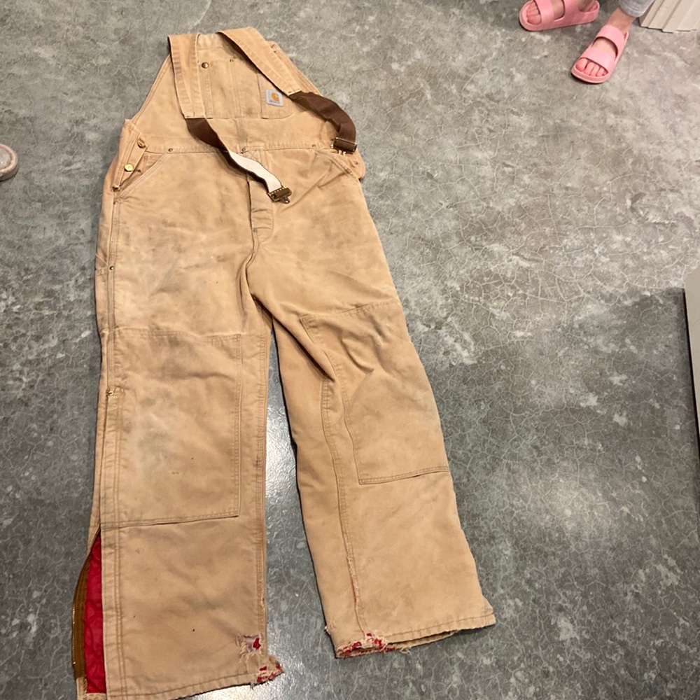 Vintage 38x32 Carhartt Insulated Overalls